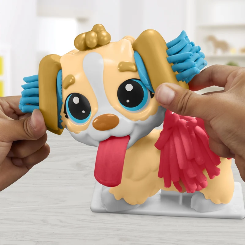 Play-Doh Care 'n Carry Vet Toy Dog Playset with 10 Tools