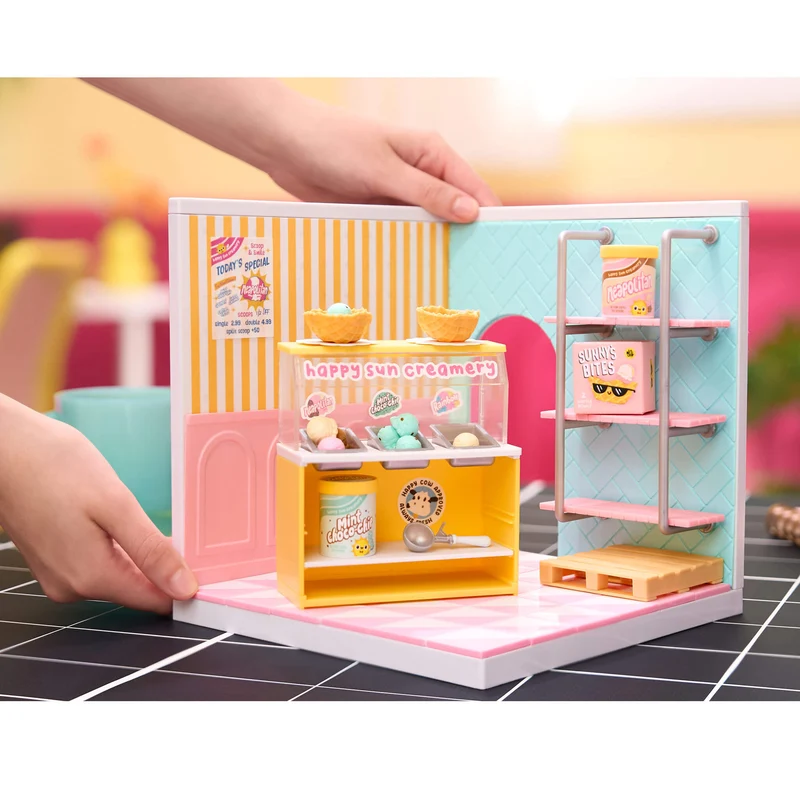 MGA's Miniverse Make It Mini Spaces Ice Cream Shop Miniature Playset