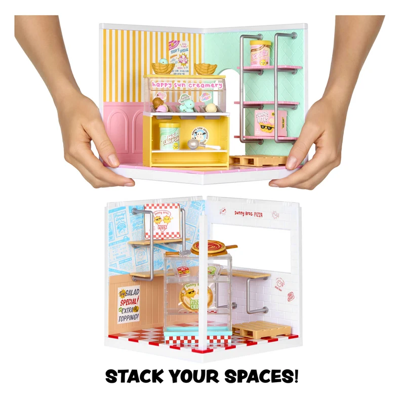 MGA's Miniverse Make It Mini Spaces Ice Cream Shop Miniature Playset