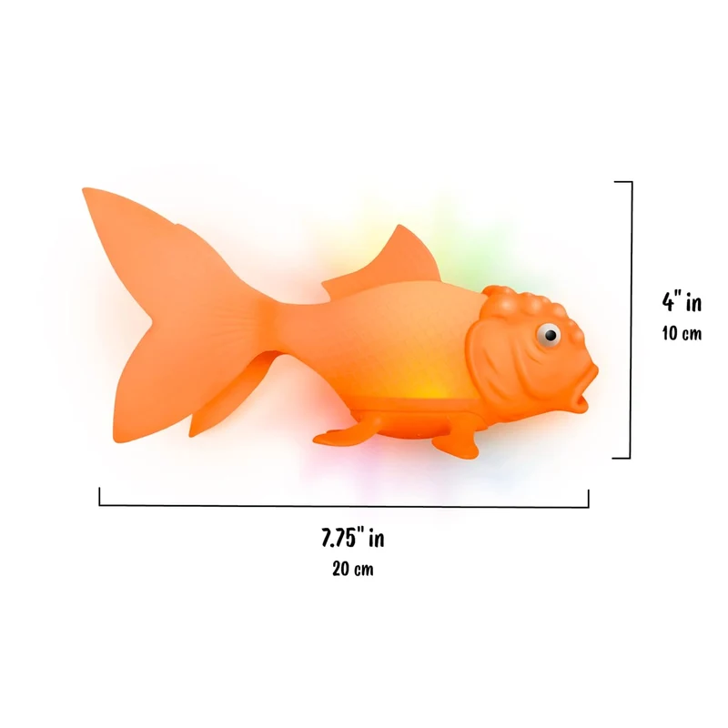 Genuine Fred Koi Toy Light Up Floating Bath Goldfish