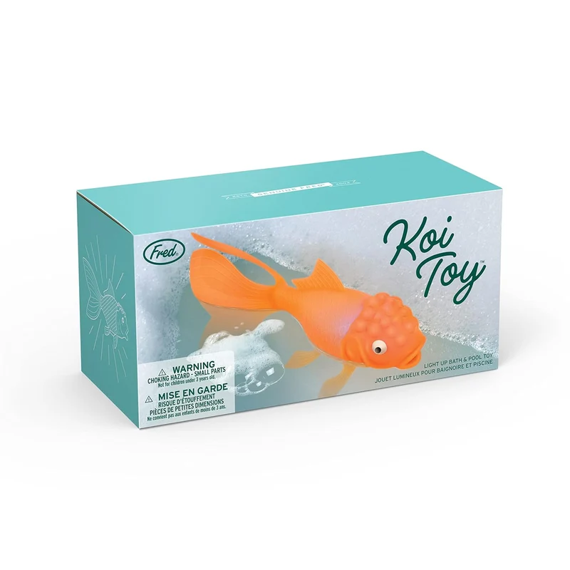 Genuine Fred Koi Toy Light Up Floating Bath Goldfish