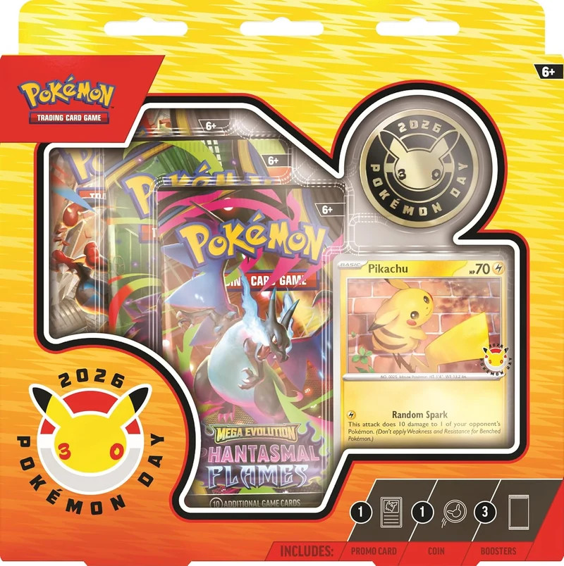 Pokémon TCG Pokémon Day 2026 Collection Foil Pikachu Card