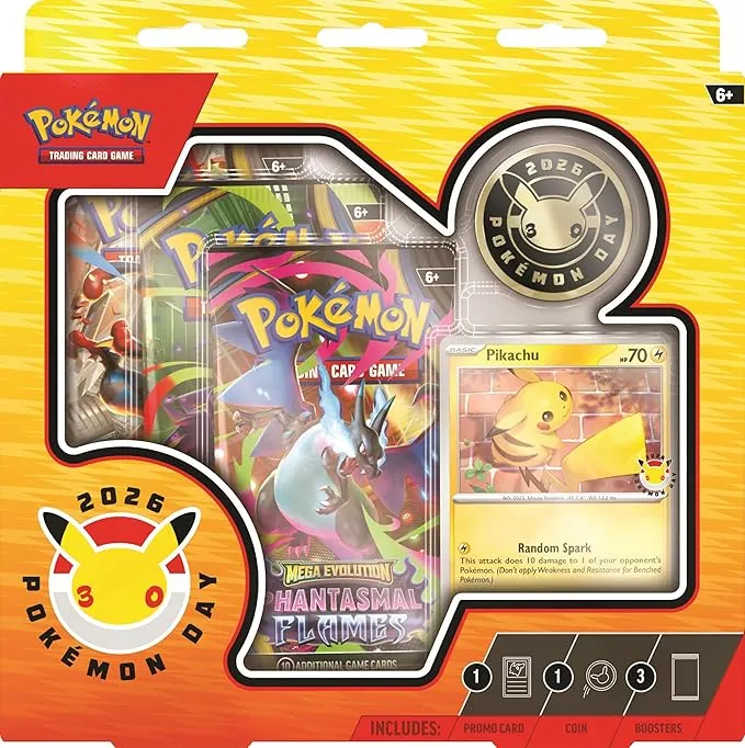Pokémon TCG Pokémon Day 2026 Collection Foil Pikachu Card
