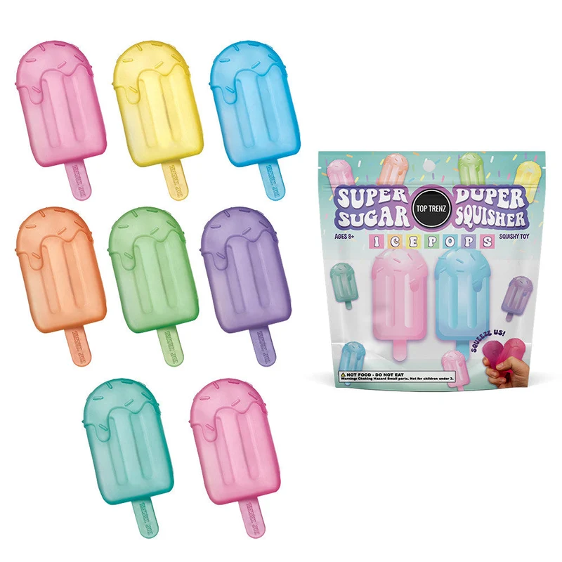 Super Duper Sugar Squisher Mini Ice Pop Fidget Toy Pack