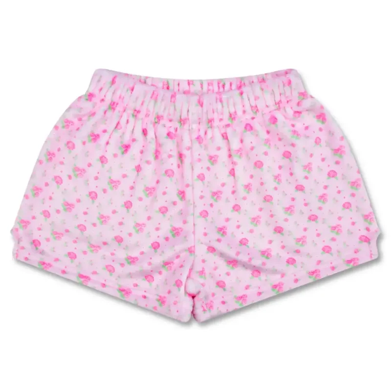 ISCREAM Girls Pretty in Pink Floral Print Soft Sleep Shorts