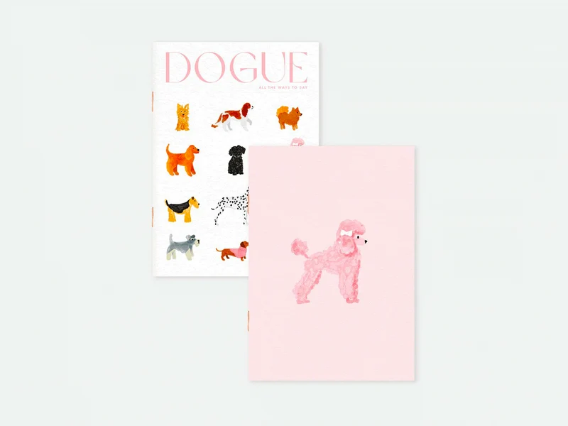 Duo de carnet Dogue - Pocket Notebook A6 - ATWS