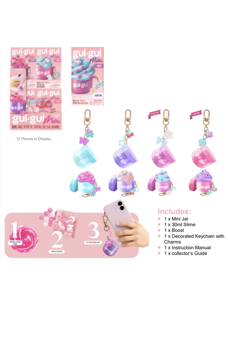 Gui Gui Series 2 On The Go Keychain Slime