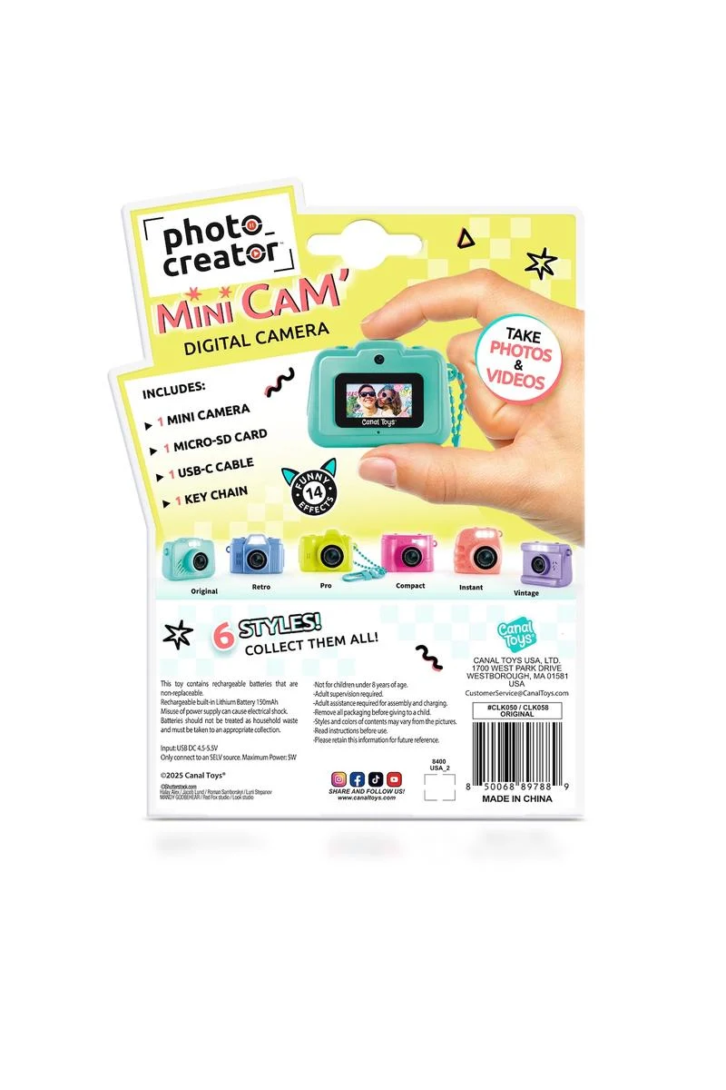 Style 4 Ever Photo Creator Mini Kids Camera
