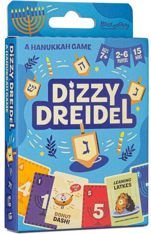 Dizzy Dreidel Hanukkah Card Game