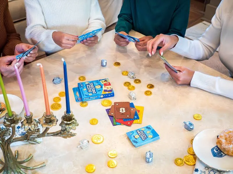 Dizzy Dreidel Hanukkah Card Game