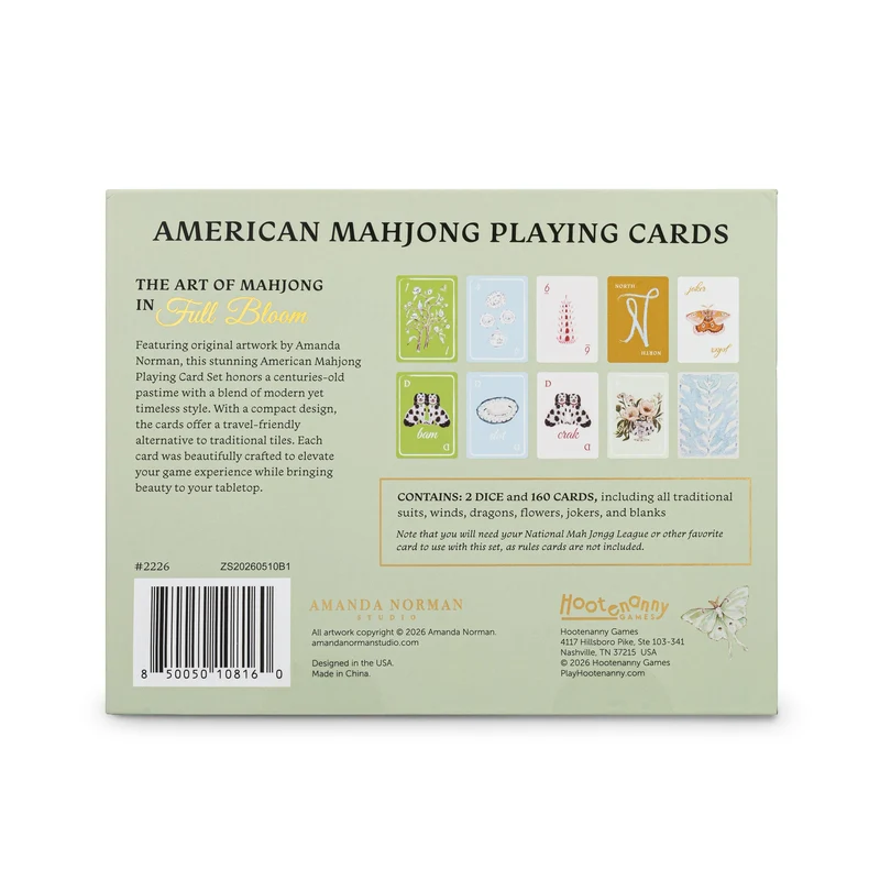Amanda Norman Mahjong Playing Cards