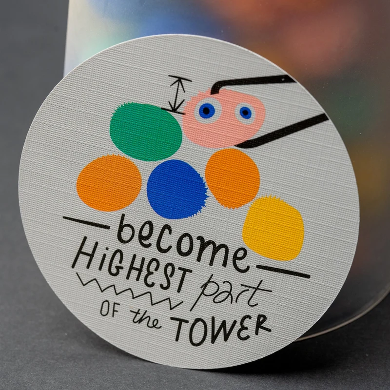 The Fuzzies Stacking Party Board Game