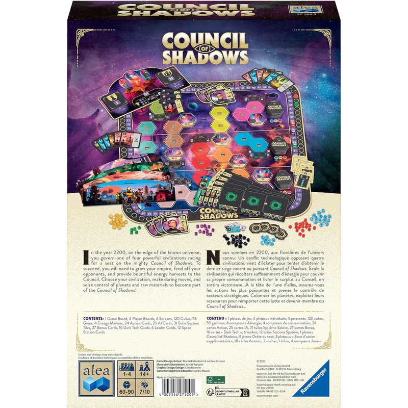 The Council of Shadows- 1-4 players