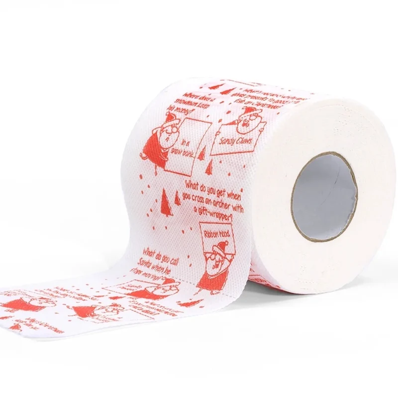 Christmas Jokes Toilet Roll