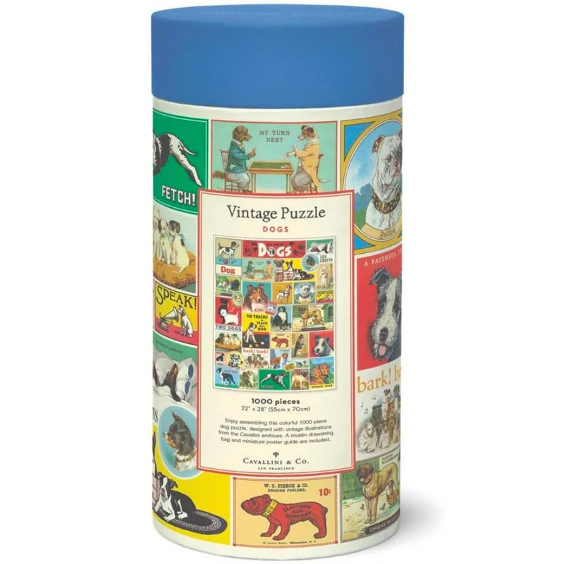 Vintage Dogs 1000 pc puzzle