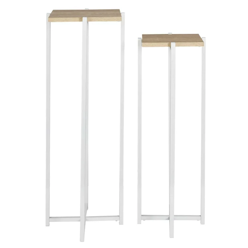 SELLETTE BLANC LOKA - LOT DE 2