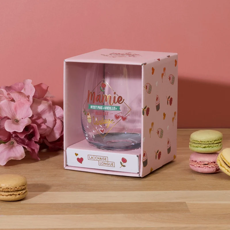 VERRE MAMIE VINTAGE