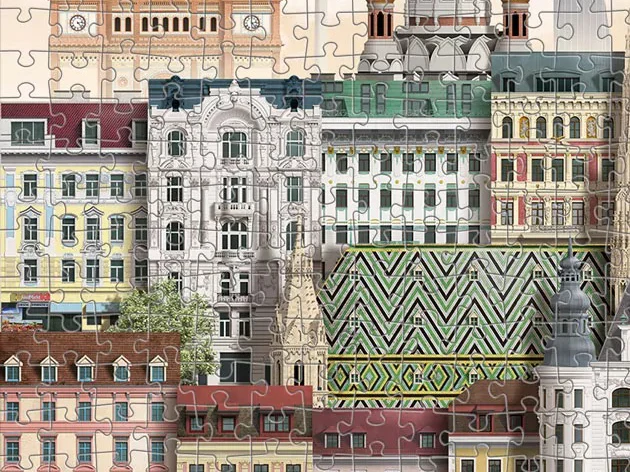 Puzzle 1000 pièces - Vienne (Wien) - Martin Schwartz