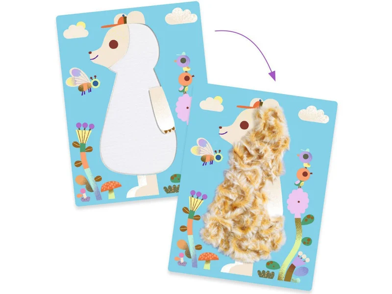 Laine et scratch - Tout poilus ! - Djeco