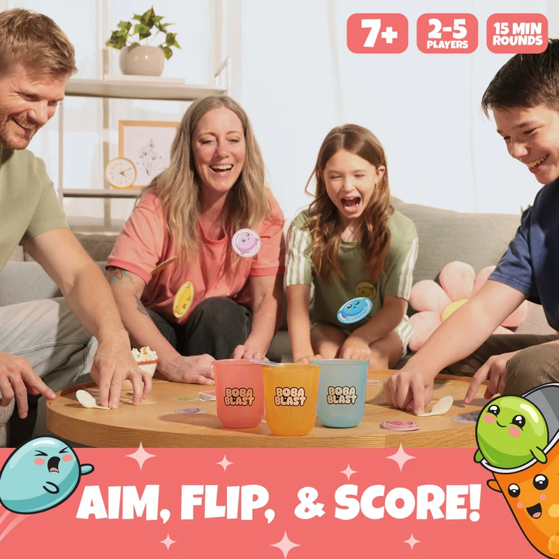Boba Blast Party Board Game BOBA Blast