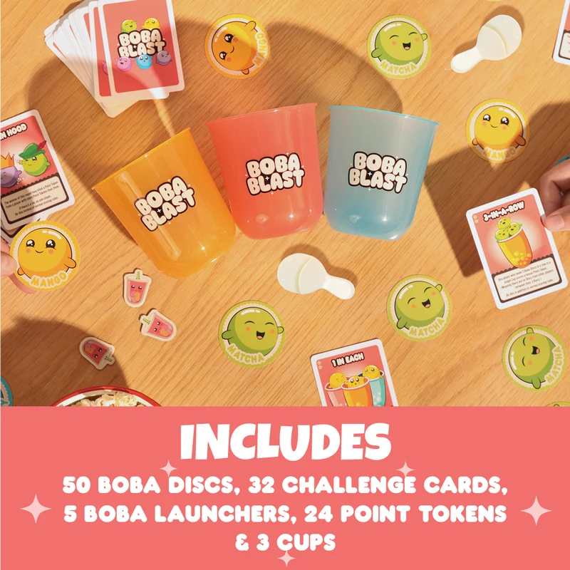 Boba Blast Party Board Game BOBA Blast