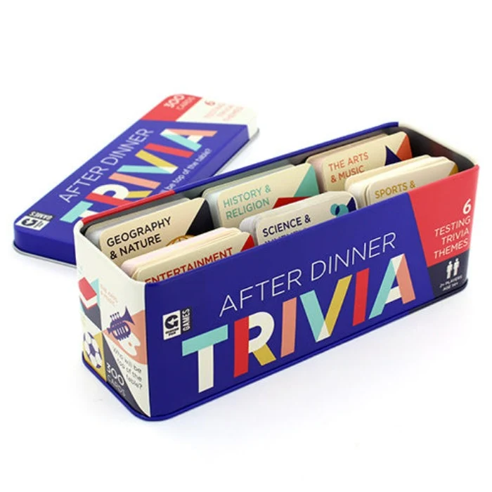 After Dinner Trivia Tin