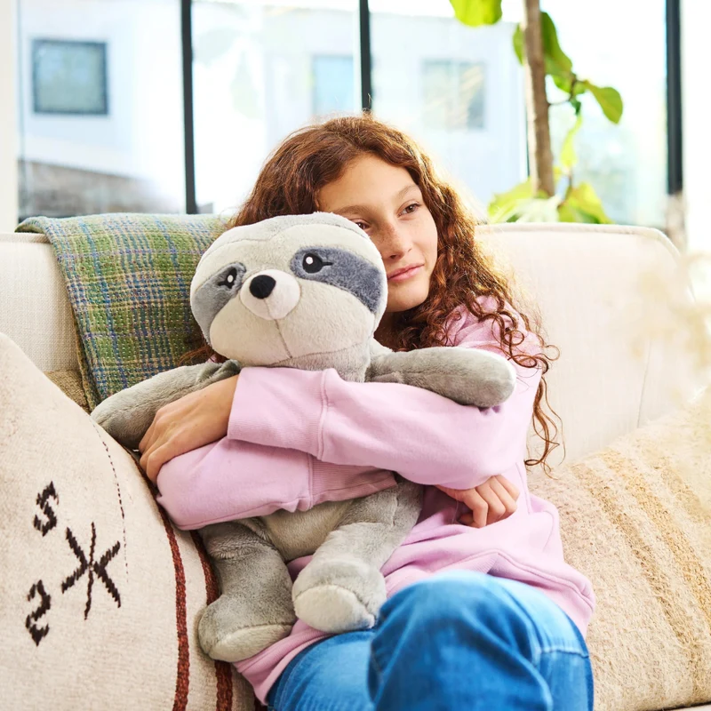 Hugimals Weighted Plushie - Sam the Sloth