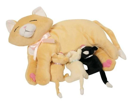 Manhattan Toy Nursing Cat - chatte allaitante