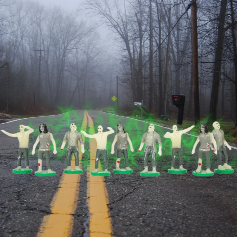 Itty Bitty Glow Zombies - 9pcs