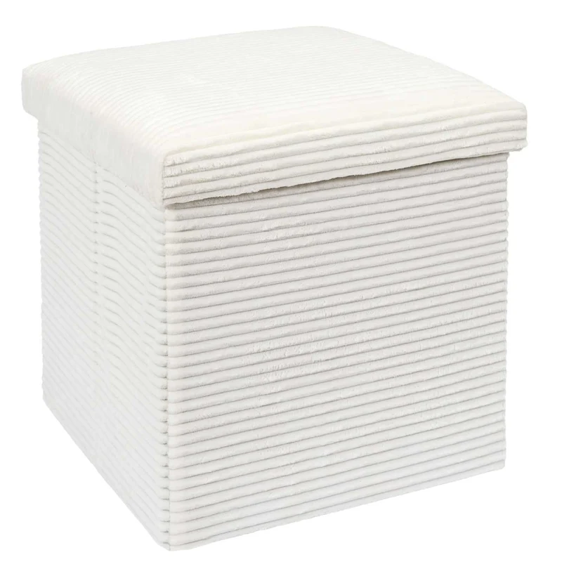 COFFRE POUF PLIABLE COTELE SCOTT BEIGE