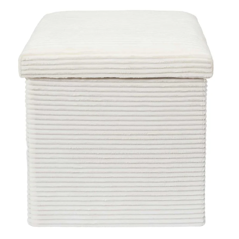 COFFRE POUF PLIABLE COTELE SCOTT BEIGE