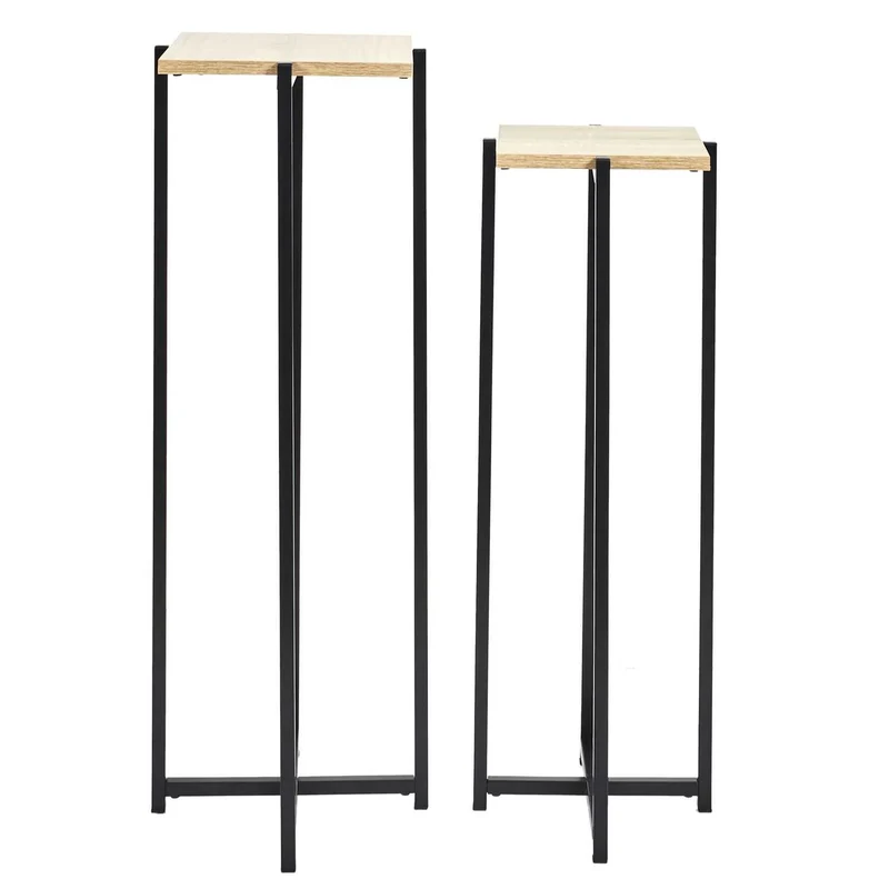 SELLETTE NOIR LOKA - LOT DE 2