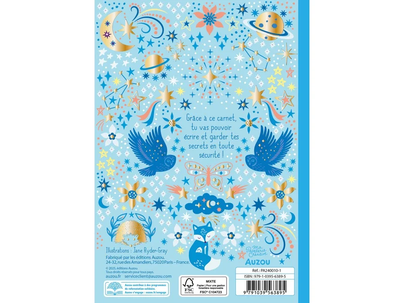 Mon carnet secret bijou scintillant - Auzou