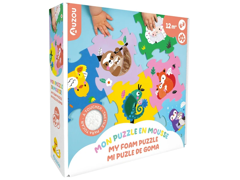 Mon puzzle en mousse à toucher - Auzou