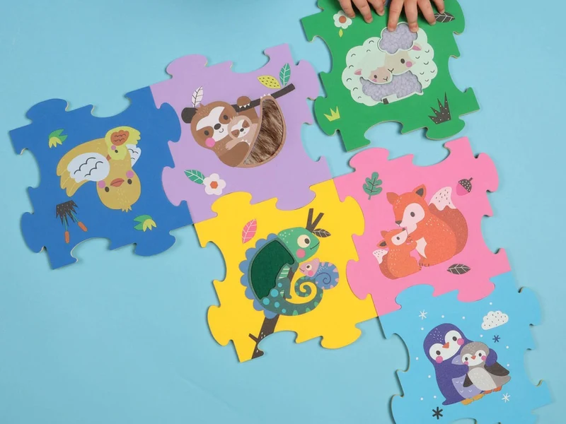 Mon puzzle en mousse à toucher - Auzou