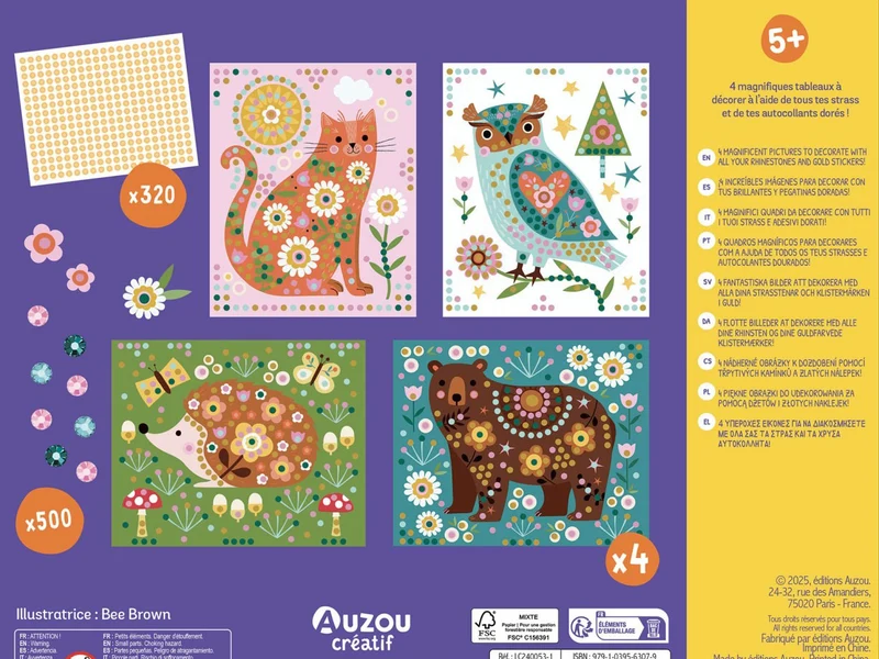 Mes animaux en strass - Auzou