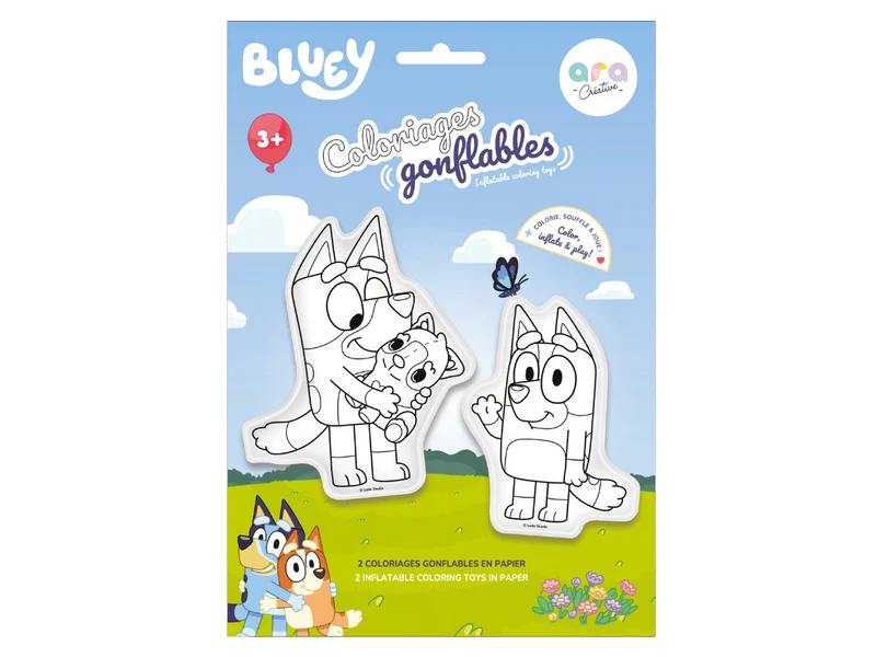 Coloriages gonflables - Bluey - Ara Créative