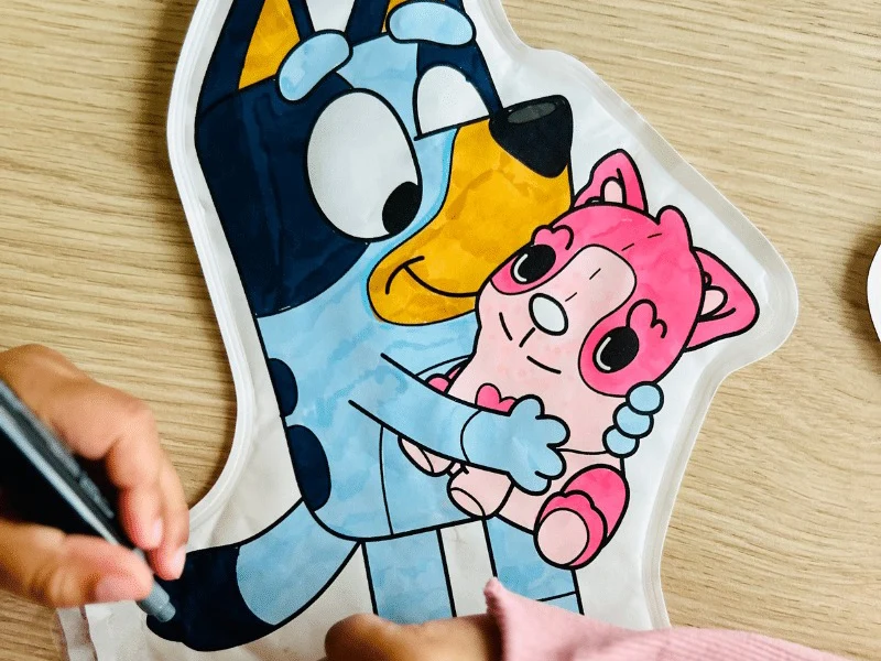 Coloriages gonflables - Bluey - Ara Créative