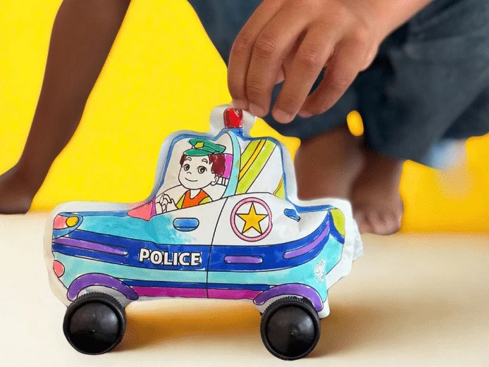 Coloriages gonflables - Police et pompier - Ara Créative