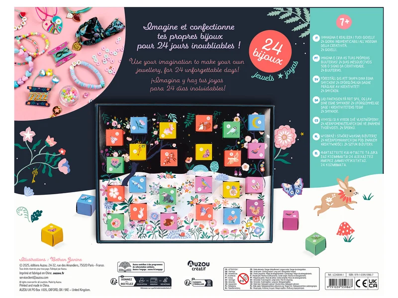 Calendrier de l'Avent Bijoux - Auzou