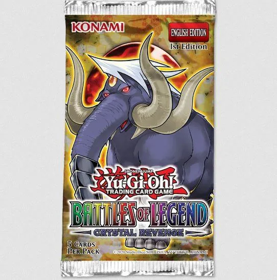 Yu-Gi-Oh Battles of Legend Crystal Revenge Booster Packs - Batailles de légende la vengeance du cristal ensembles de boosters