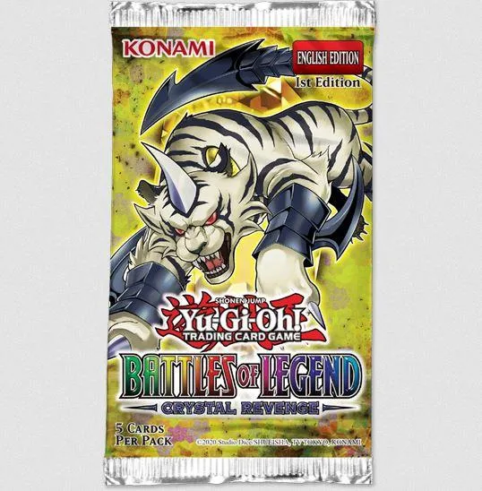 Yu-Gi-Oh Battles of Legend Crystal Revenge Booster Packs - Batailles de légende la vengeance du cristal ensembles de boosters