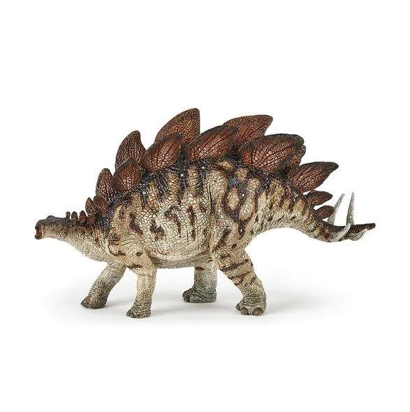 Papo Figurine Dinosaur Stegosaurus - Dinosaure Stégosaure (Brown/Brun)