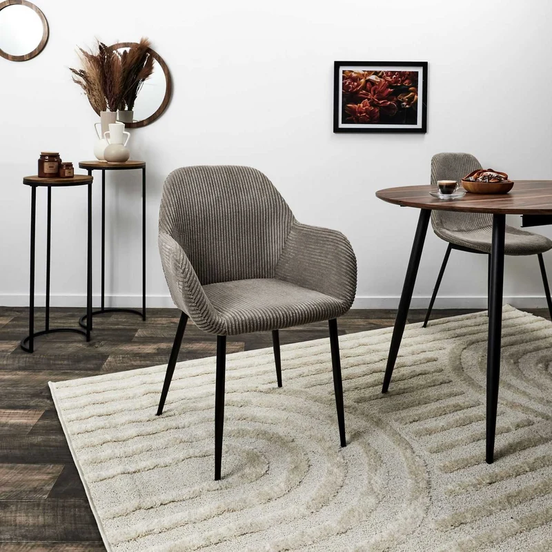FAUTEUIL COTELE SCOTT TAUPE