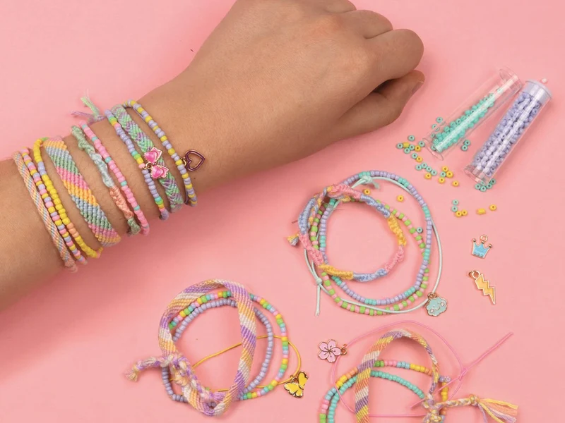 Mes bijoux arc-en-ciel - Bracelets colorés - Auzou