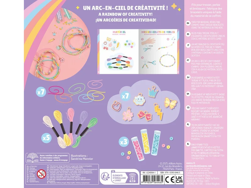 Mes bijoux arc-en-ciel - Bracelets colorés - Auzou