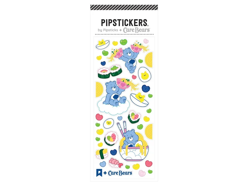 Stickers Bisounours Ramen & Maki (Care Bears Ramen & Rollin') - Pipsticks