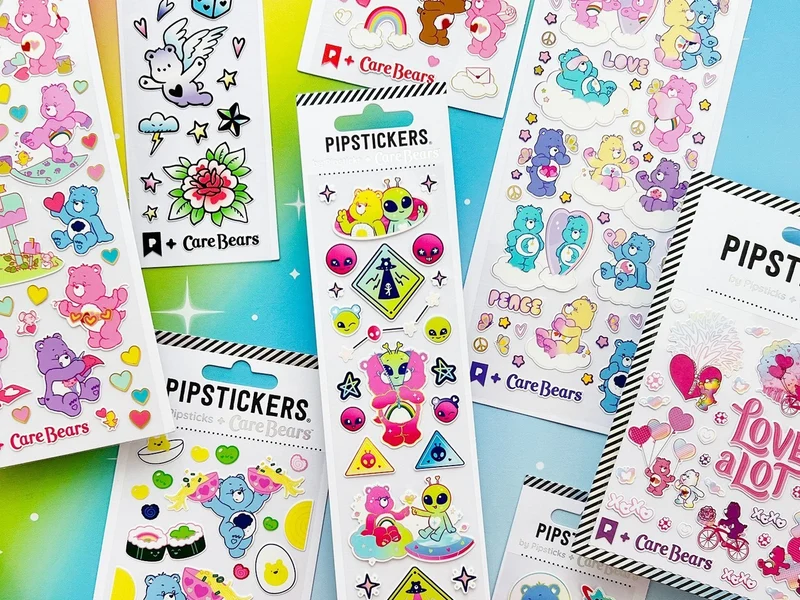 Stickers Bisounours Ramen & Maki (Care Bears Ramen & Rollin') - Pipsticks
