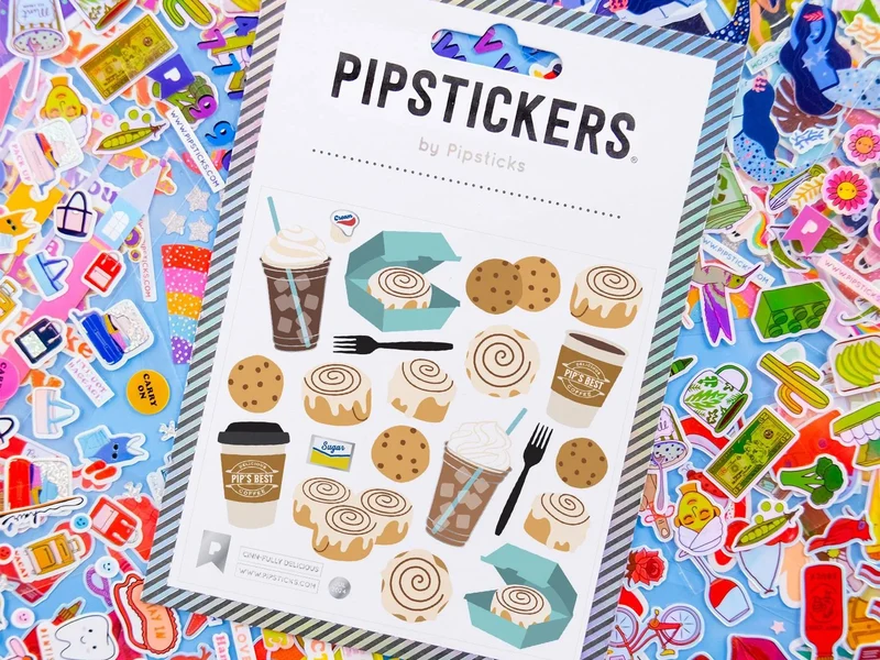 Stickers Gourmandises cannelle (Cinn-Fully Delicious) - Pipsticks