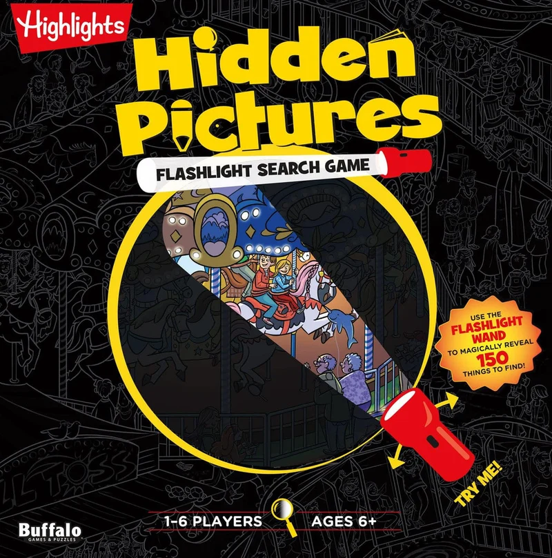 Highlights Hidden Pictures Flashlight Search Game
